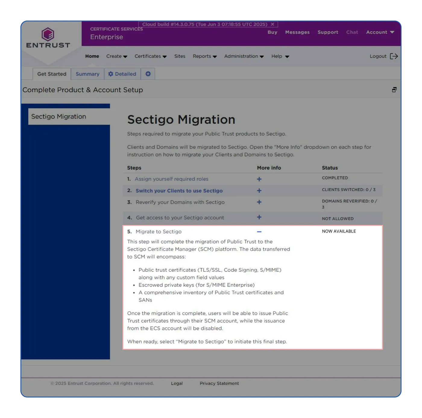 Migrate to sectigo section 2025 06 26 111109 qaur