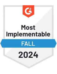 Certificate Lifecycle Management CLM Most Implementable Total Sectigo listed as most implementable in 2024 G2 Fall report