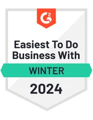Easiest to do business with Winter 2024 Sectigo listed as easiest to do business with in 2024 G2 Winter report
