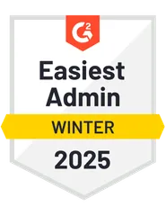G2 Winter 2025 Certificate Lifecycle Management CLM Easiest Admin Ease Of Admin Sectigo listed as easiest admin in 2025 G2 Winter report