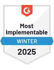 G2 Winter 2025 Certificate Lifecycle Management CLM Most Implementable Total Sectigo listed as most implementable in 2025 G2 Winter report