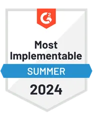 2024 Summer Most Implementable CLM Sectigo listed as most implementable in 2024 G2 Summer report