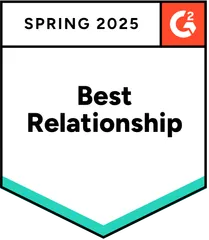 Best relationship CLM Spring 2025 Sectigo listed as best relationship in 2025 G2 Spring report
