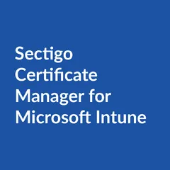 Scm ms intune Sectigo Certificate Manager for Microsoft Intune
