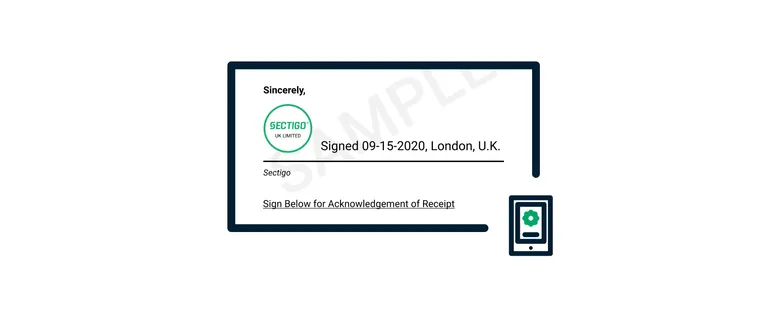 Digital Signing Official Seal