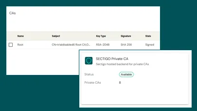 Private ca card
