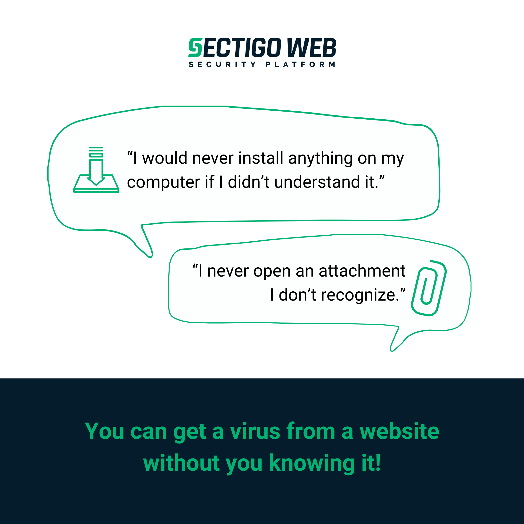 Puoi ottenere virus da siti Web sicuri?