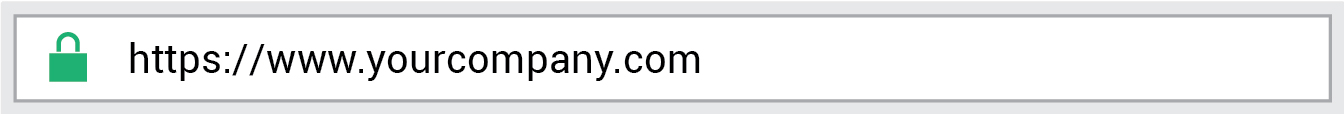 Address Bar of a Website With a OV SSL Certificate